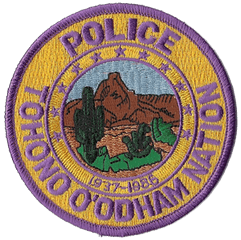 Tohono O'odham Nation Police Department badge